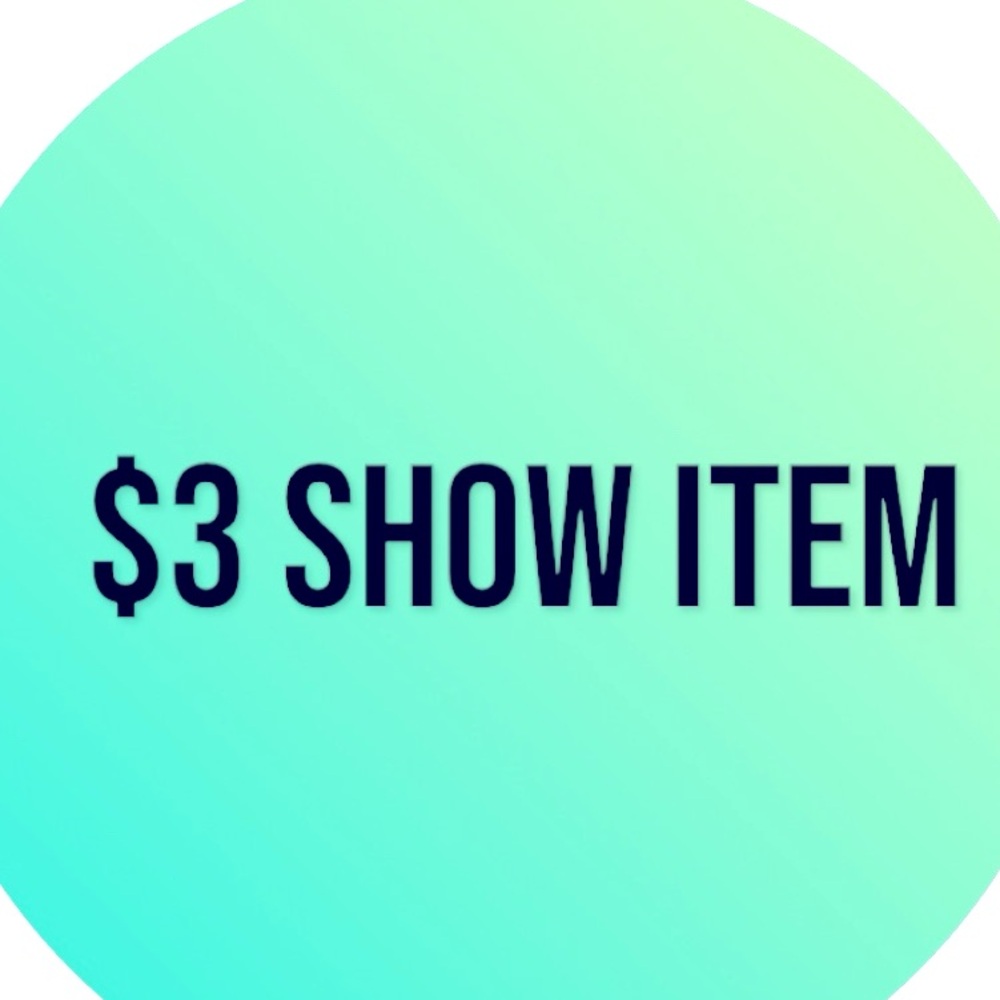 $3 Show Item